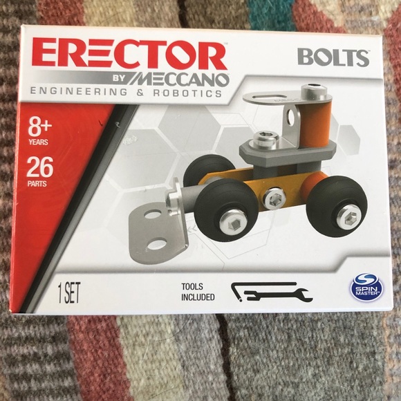 Erector Set by Meccano 26 Parts+Tools Bulldozer - Picture 1 of 8